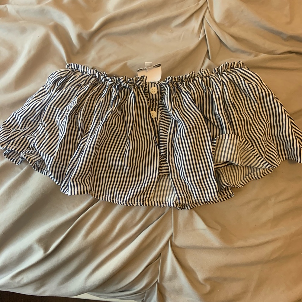 Strapless Crop Top